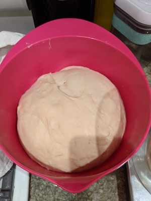 dough after rising